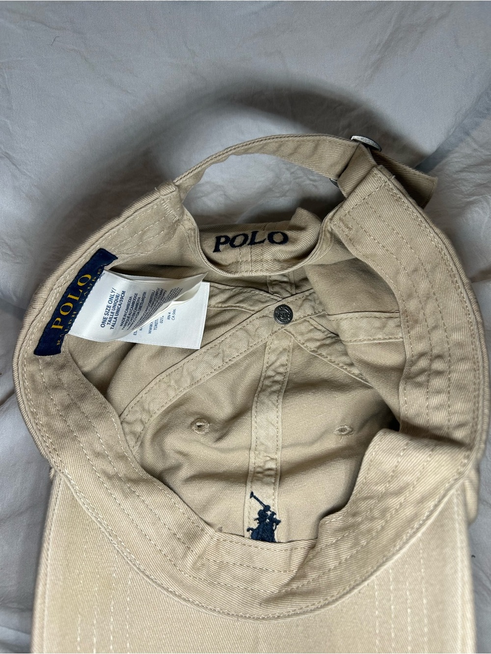 Polo by Ralph Lauren Cotton Chino Baseball Cap - Picture 5 of 7